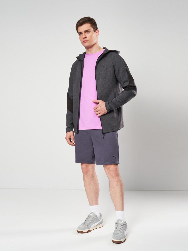 Толстовка мужская Puma EVOSTRIPE Core FZ Hoodie графитовая 63152907 изображение 5