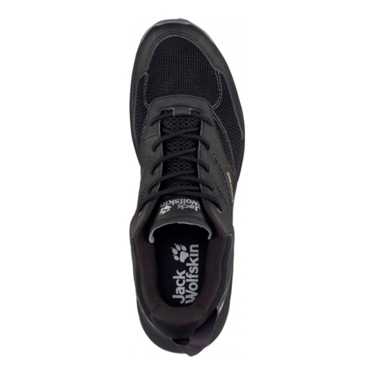 Кроссовки мужские Jack Wolfskin Woodland Vent Low M черные 4039221-6069 изображение 3