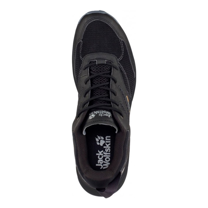 Кроссовки мужские Jack Wolfskin Woodland Vent Low M черные 4039221-6069 изображение 3