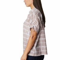 Рубашка женская Columbia Camp Henry ™ III SS Shirt бежевая 1933411-649 изображение 3
