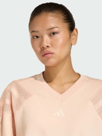 Толстовка женская Adidas W FI 3S MT SW розовая KB4248 изображение 4