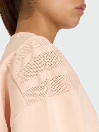 Толстовка женская Adidas W FI 3S MT SW розовая KB4248 изображение 5