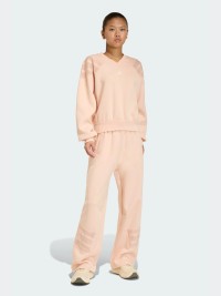 Толстовка женская Adidas W FI 3S MT SW розовая KB4248 изображение 6