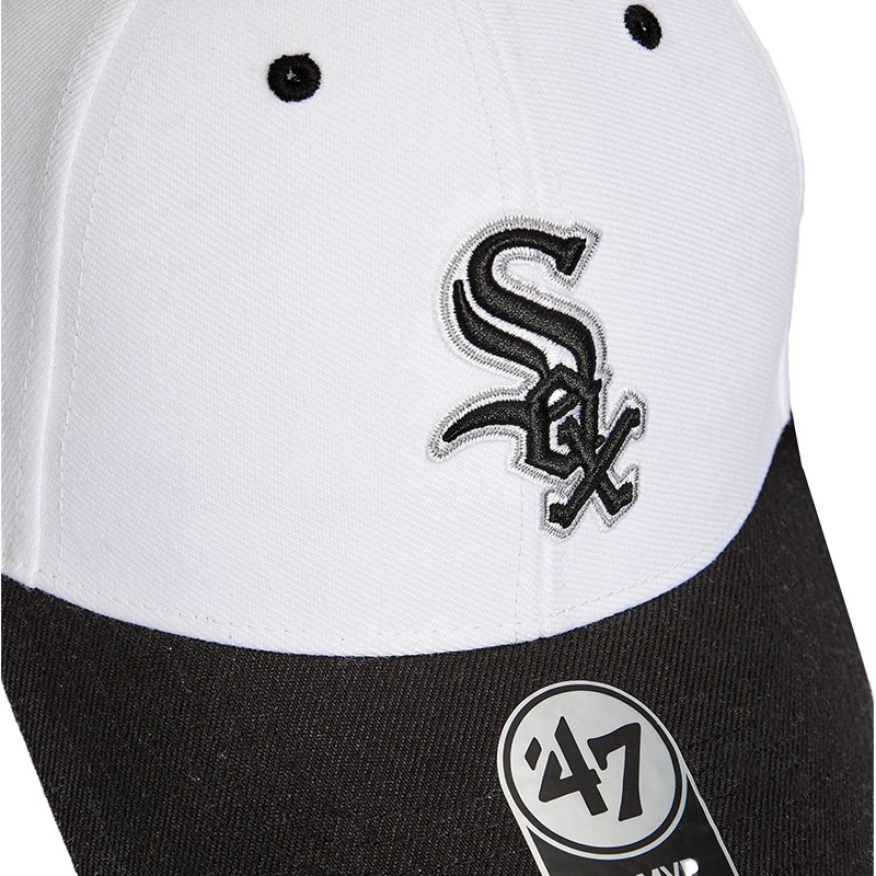 Бейсболка 47 Brand Two Tone White Sox біла B-ADBLT06WBV-WH — фото 2
