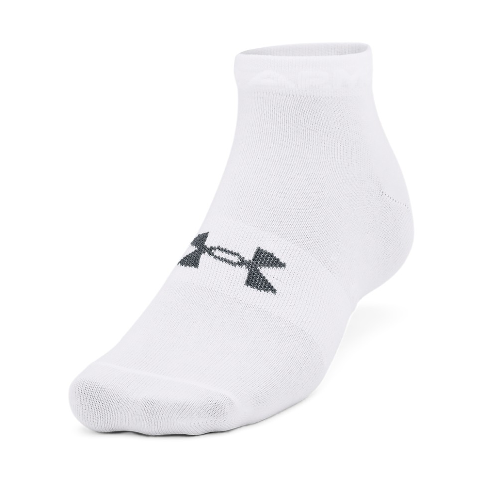 Носки  Under Armour Ua Essential Low Cut 3Pk белые 1365745-100