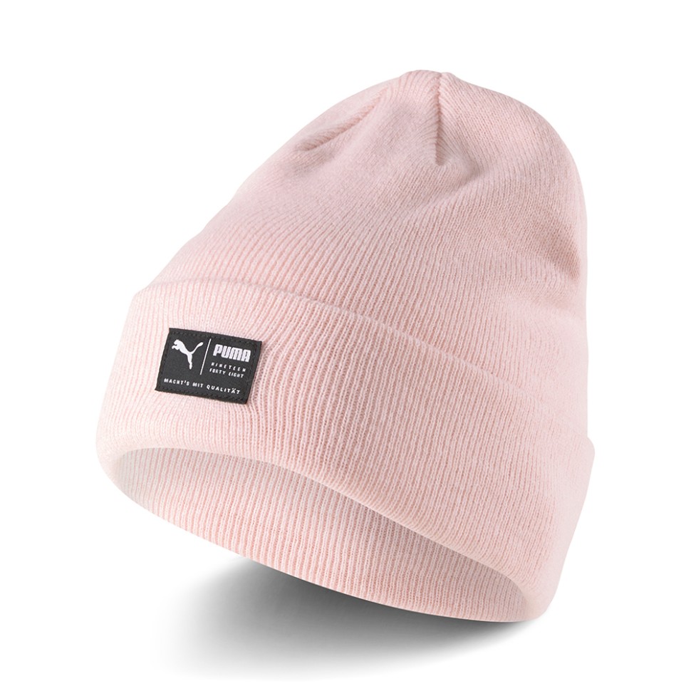 Шапка Puma Archive Heather Beanie розовая 02173919 изображение 1