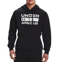 Толстовка чоловіча Under Armour Ua Rival Flc Signature Hd чорна 1366363-001 изображение 1