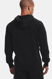 Толстовка чоловіча Under Armour Ua Rival Flc Signature Hd чорна 1366363-001 изображение 3