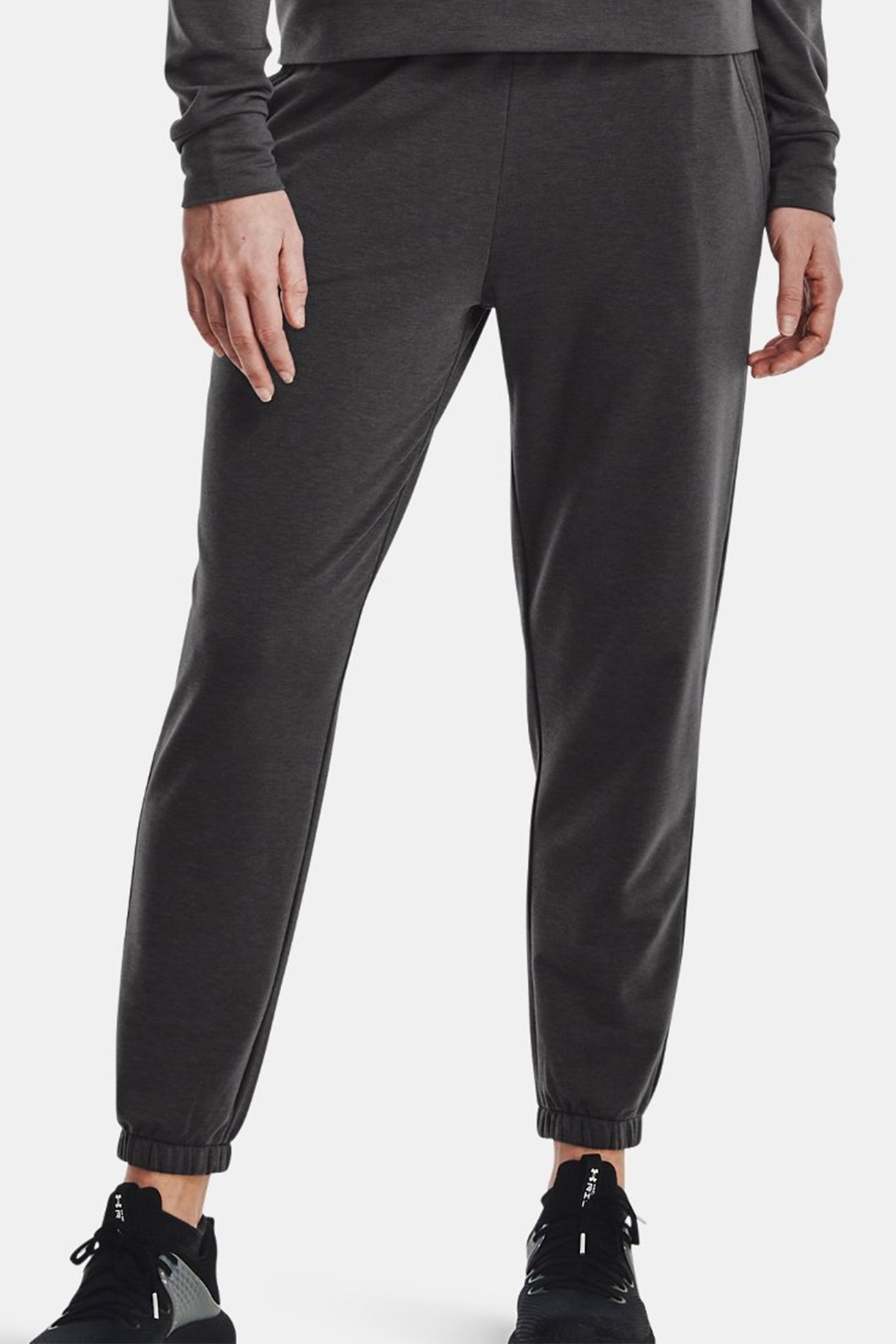 Штани жіночі Under Armour Rival Terry Jogger сірі 1369854-010 изображение 2