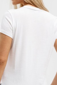Футболка женская Puma Heart Tee белая 58789702 изображение 4