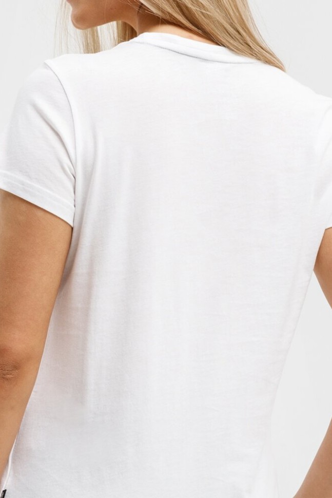 Футболка женская Puma Heart Tee белая 58789702 изображение 4