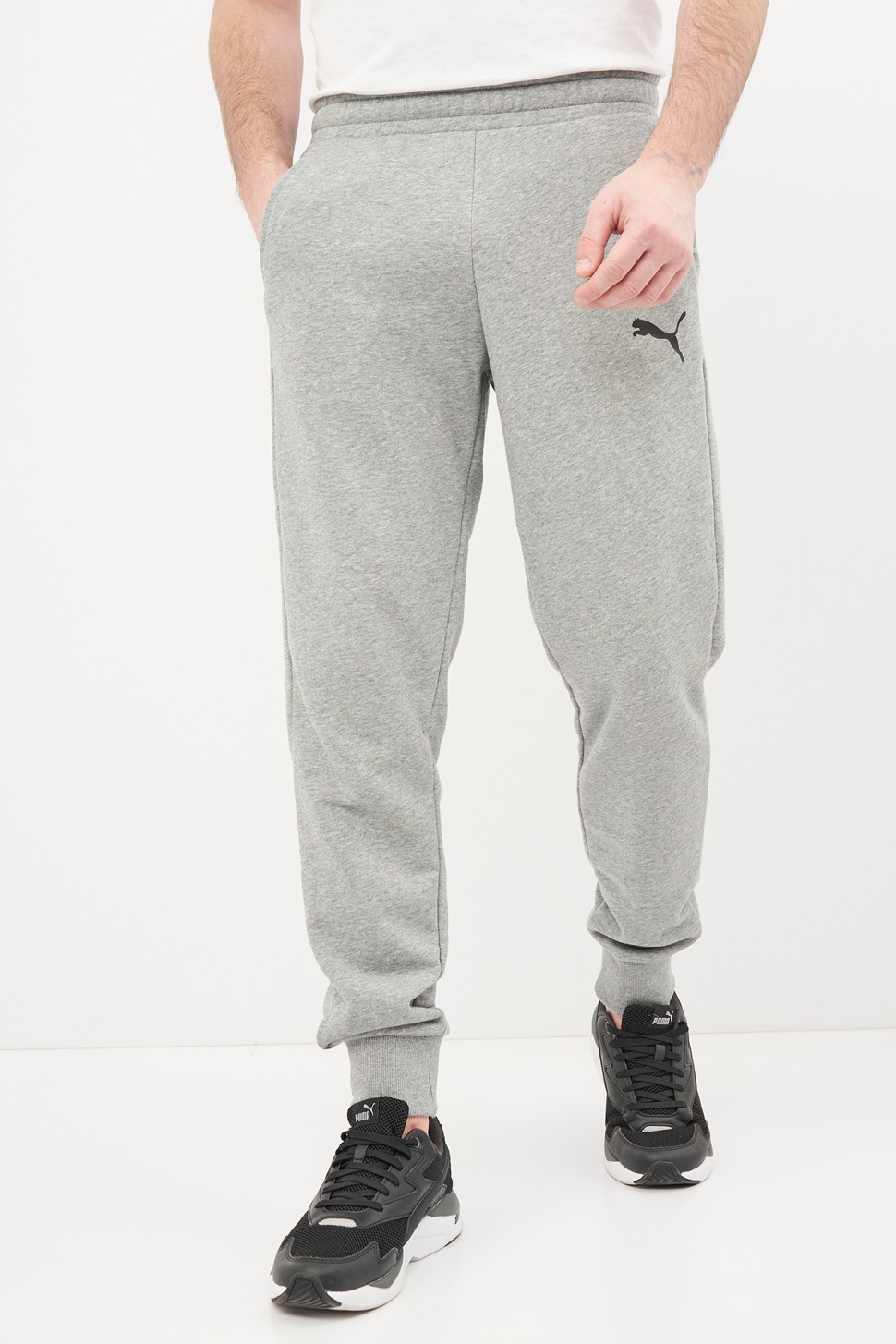 Штани чоловічі Puma Ess Logo Pants сірі 58671653 — фото 2