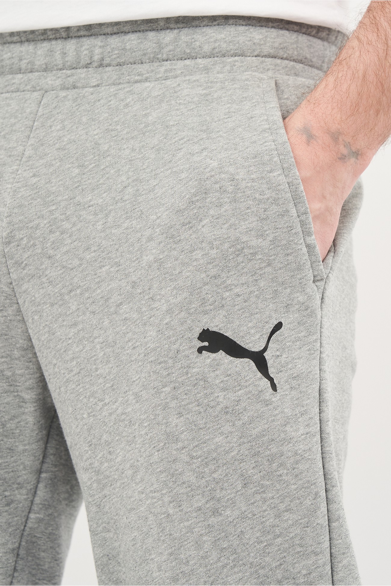 Штани чоловічі Puma Ess Logo Pants сірі 58671653 изображение 5