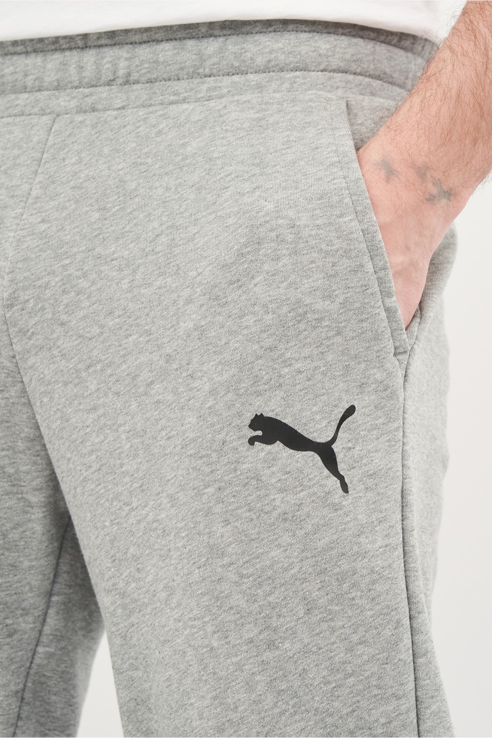 Штани чоловічі Puma Ess Logo Pants сірі 58671653 — фото 5