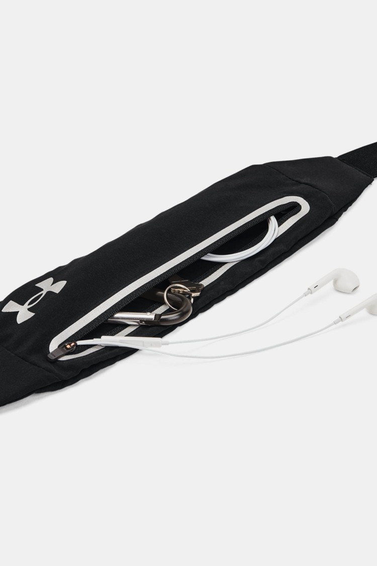 Сумка  Under Armour UA Flex Speedpocket Run Belt черная 1369219-001 изображение 4