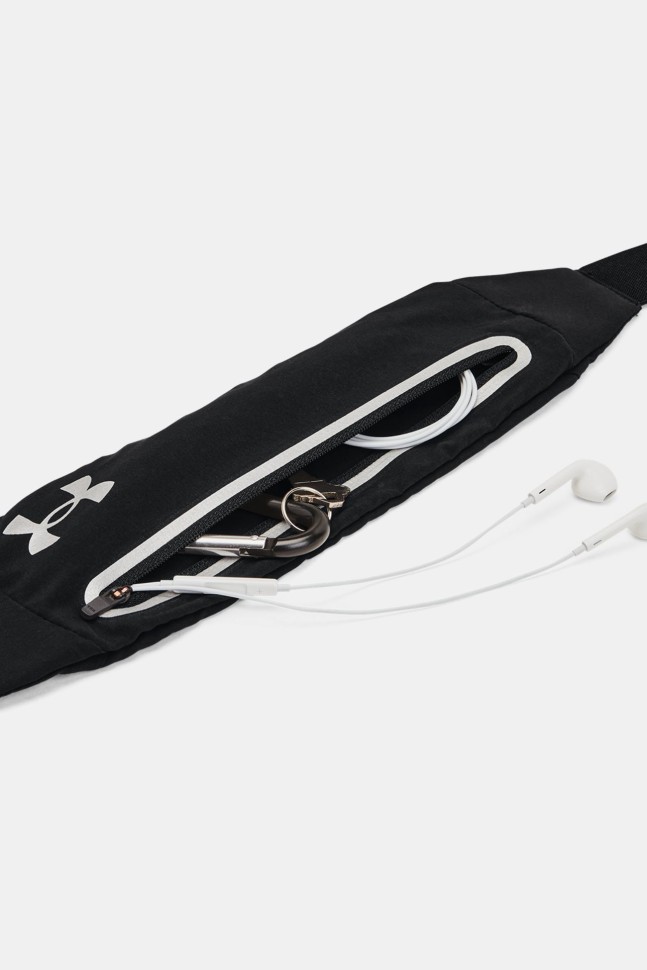 Сумка  Under Armour UA Flex Speedpocket Run Belt черная 1369219-001 изображение 4