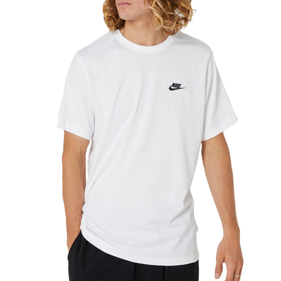 Футболка чоловіча Nike M NSW CLUB TEE біла AR4997-101 — фото 1