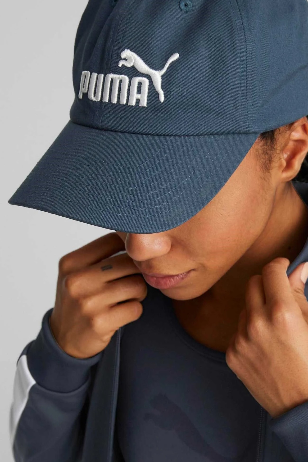 Бейсболка  Puma PUMA ESS No.1 BB Cap темно-синяя 02435705 изображение 4