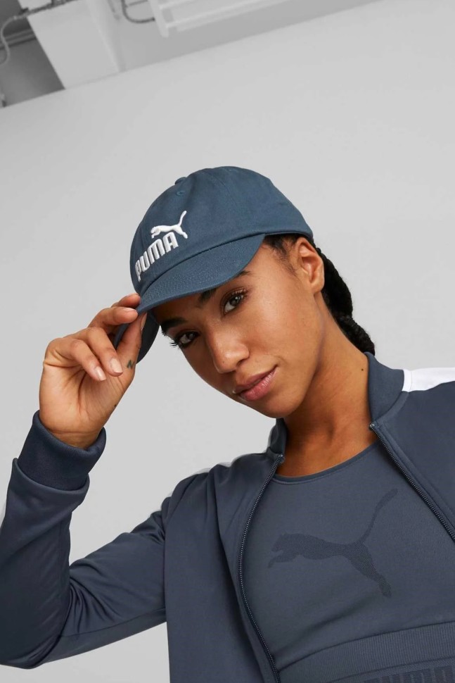 Бейсболка  Puma PUMA ESS No.1 BB Cap темно-синяя 02435705 изображение 5