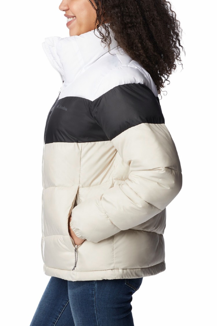 Куртка женская Columbia Puffect™ Color Blocked Jacket бежевая 1955101-278 изображение 2