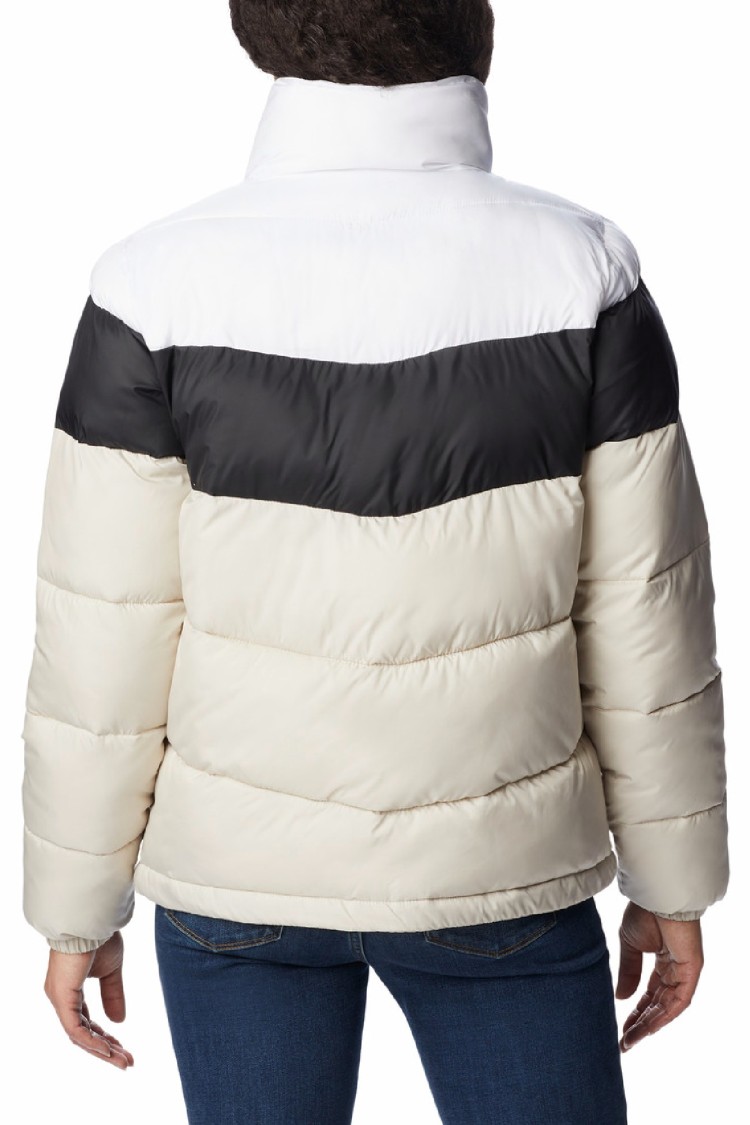 Куртка женская Columbia Puffect™ Color Blocked Jacket бежевая 1955101-278 изображение 7