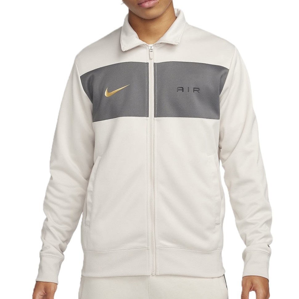 Толстовка чоловіча Nike M NSW SW AIR TRACKTOP PK бежева FN7689-104 — фото 1