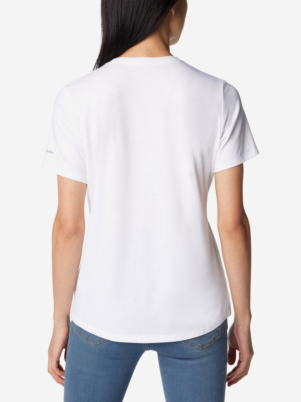 Футболка жіноча Columbia SUN TREK™ SS GRAPHIC TEE біла 1931751-117 — фото 3
