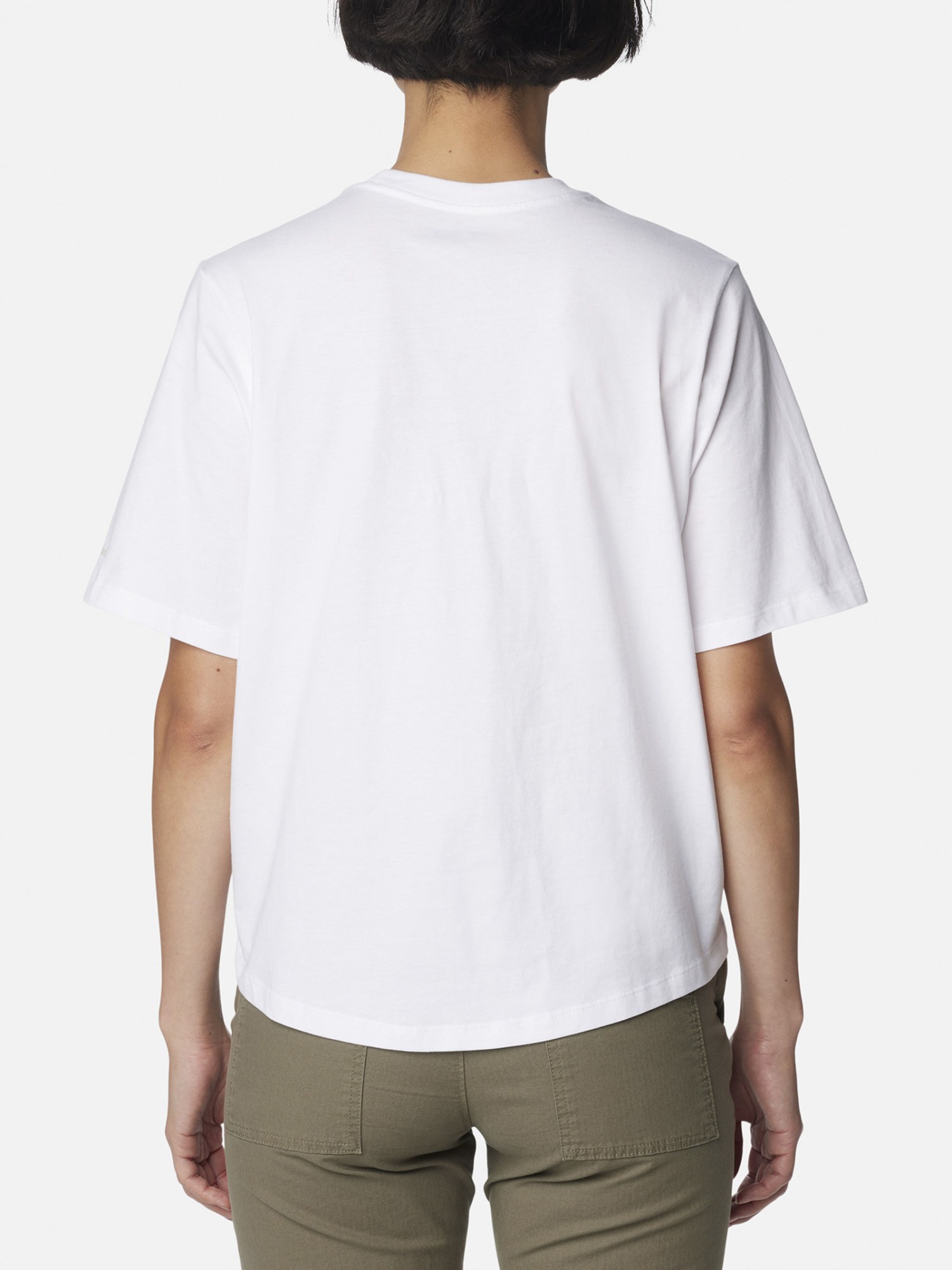 Футболка жіноча Columbia NORTH CASCADES™ RELAXED TEE біла 1992081-117 изображение 3