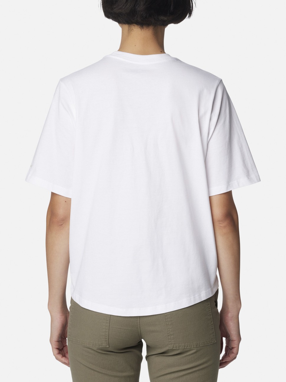 Футболка жіноча Columbia NORTH CASCADES™ RELAXED TEE біла 1992081-117 — фото 3