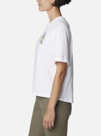 Футболка жіноча Columbia NORTH CASCADES™ RELAXED TEE біла 1992081-117 изображение 4