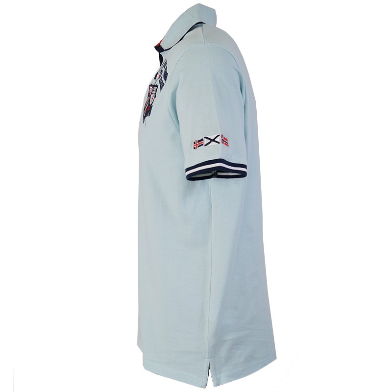 Футболка мужская Geographical Norway голубая SQ259-400 изображение 3