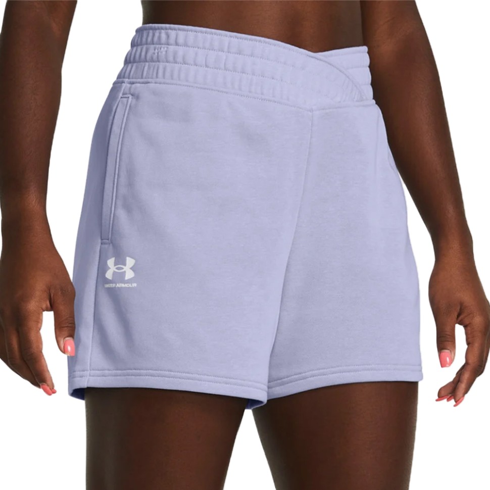 Шорти жіночі Under Armour UA RIVAL TERRY SHORT блакитні 1382742-539 — фото 1