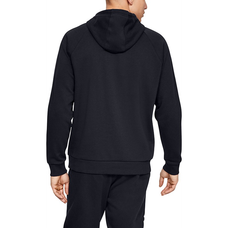 Толстовка мужская Under Armour RIVAL FLEECE LOGO черная 1345628-001 изображение 2