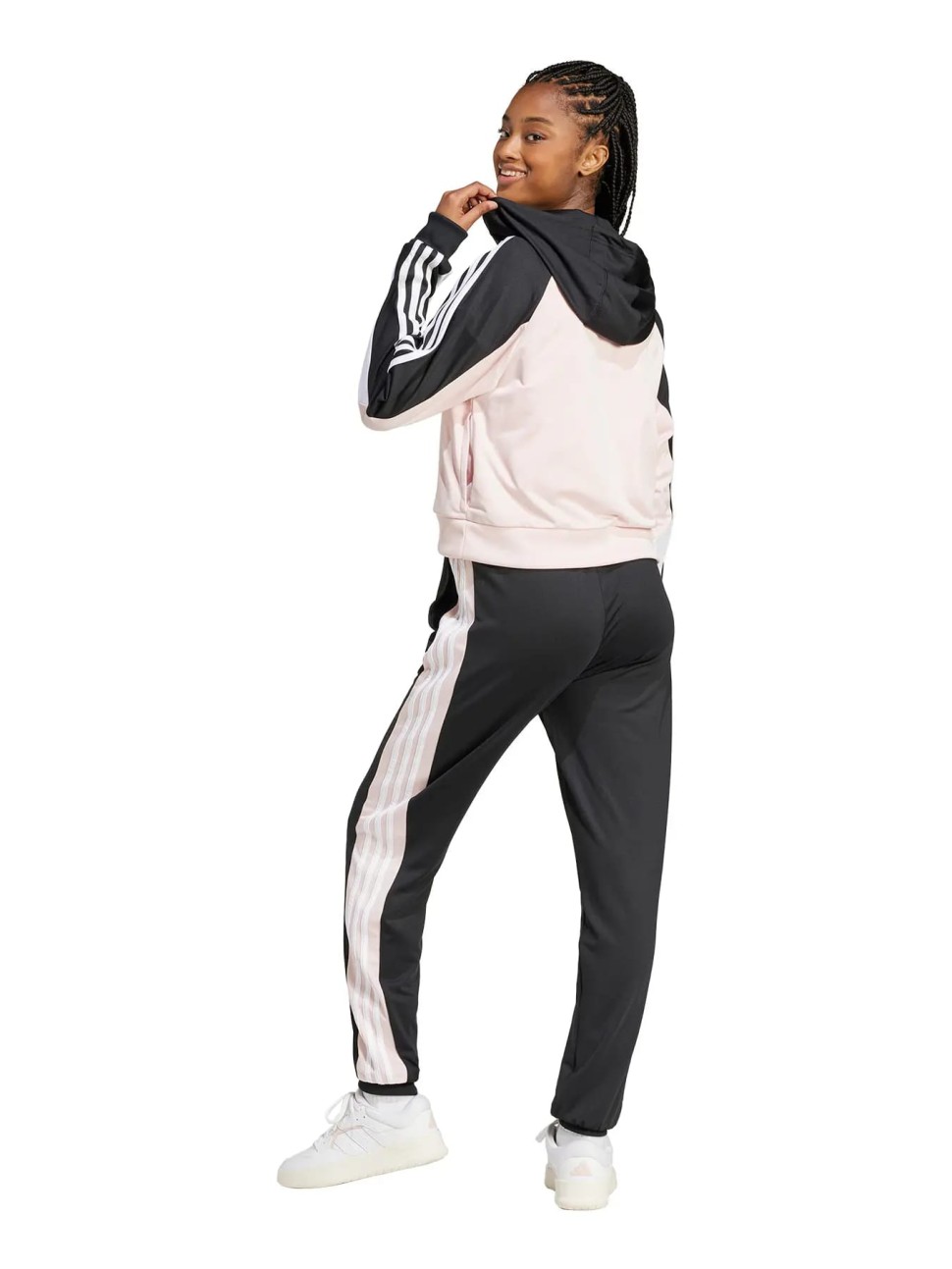Костюм жіночий Adidas W BOLDBLOCK TS чорний IX3744 — фото 3
