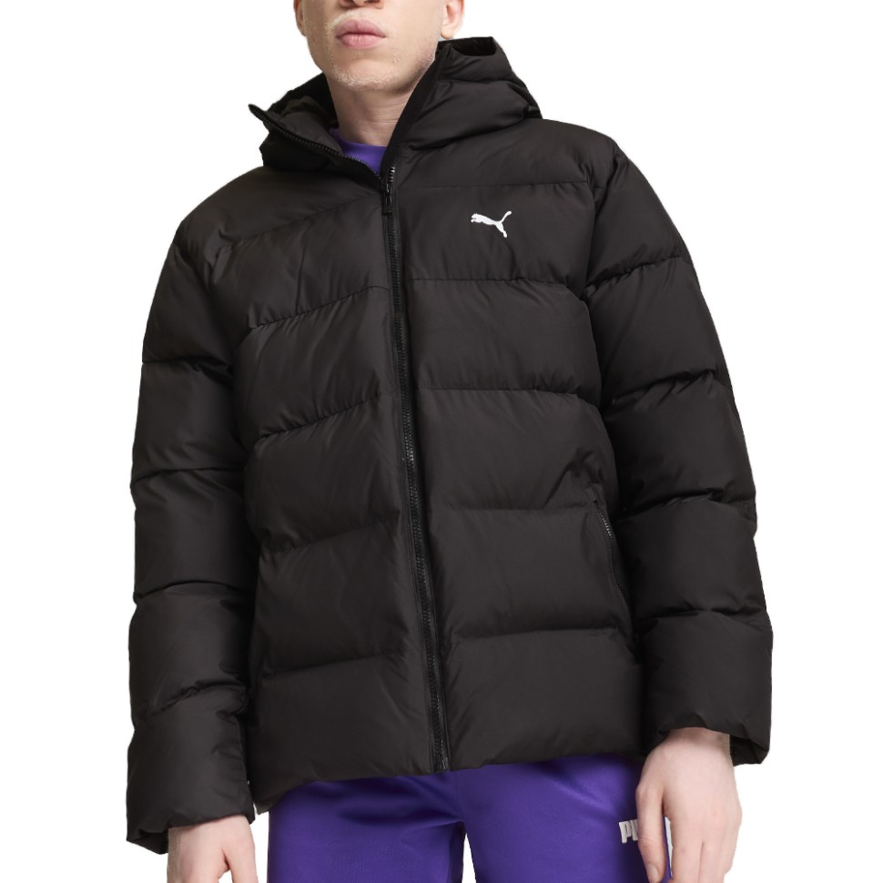 Куртка чоловіча Puma Poly Puffer Jacket чорна 62712301 — фото 1