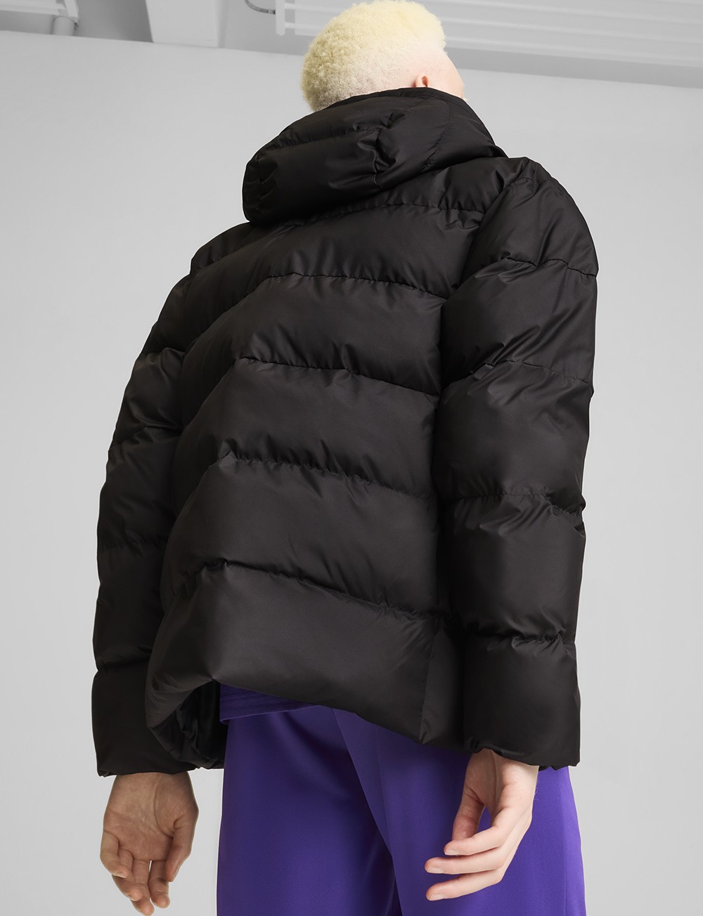 Куртка мужская Puma Poly Puffer Jacket черная 62712301 изображение 3