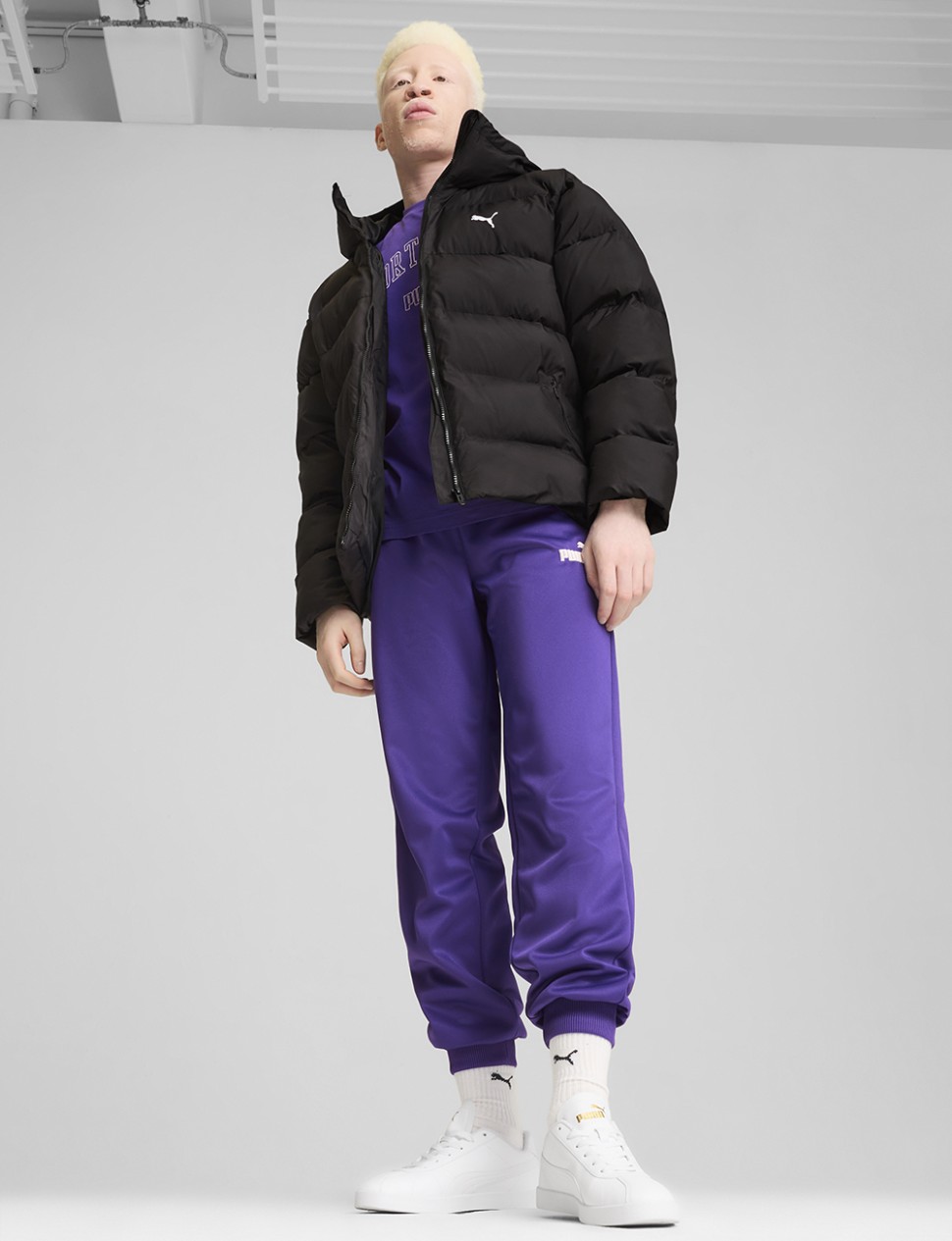 Куртка чоловіча Puma Poly Puffer Jacket чорна 62712301 — фото 4