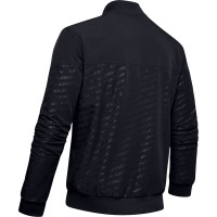 Ветровка мужская Under Armour UNSTOPPABLE EMBOSS BOMBER черная 1345551-001 изображение 4