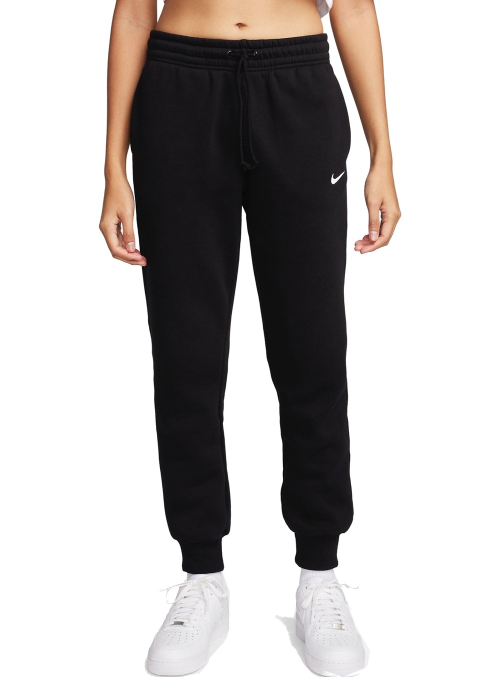 Брюки женские Nike W NSW PHNX FLC MR PANT STD черные FZ7626-010 изображение 2