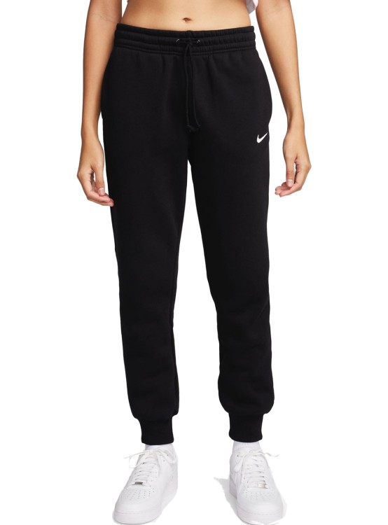 Штани жіночі Nike W NSW PHNX FLC MR PANT STD чорні FZ7626-010 изображение 2