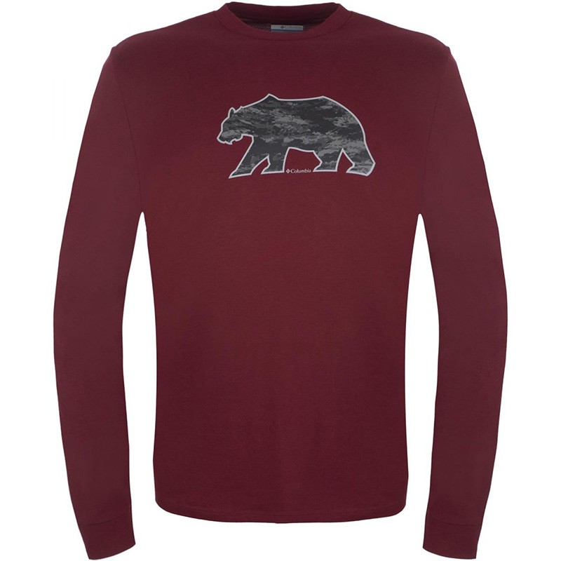 Футболка мужская Columbia Ranger River Graphic Tee бордовая 1892331-664