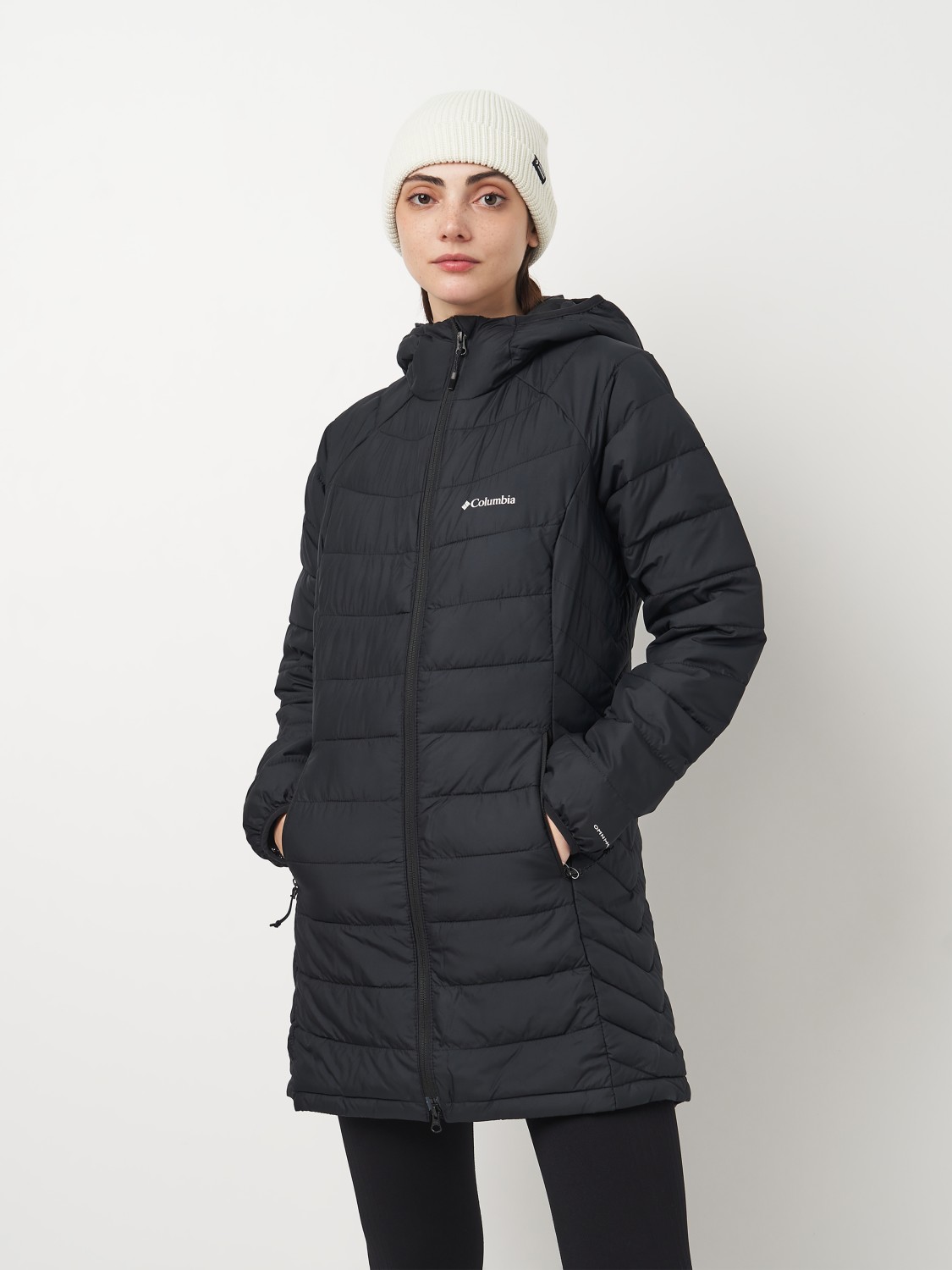 Куртка жіноча Columbia Powder Lite™ II Mid Jacket чорна 2089371-010 изображение 3