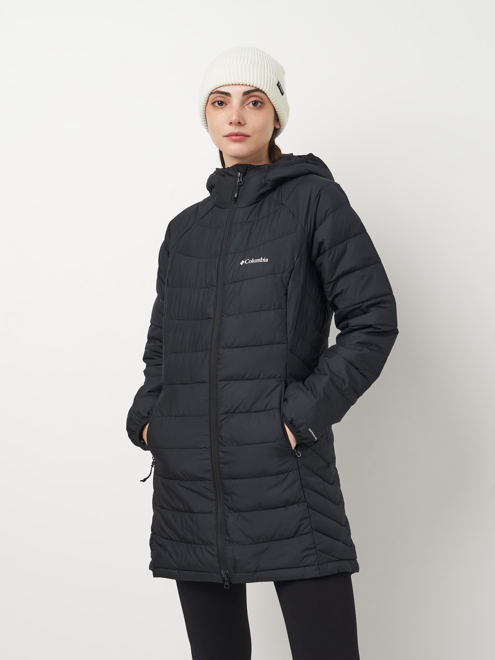 Куртка жіноча Columbia Powder Lite™ II Mid Jacket чорна 2089371-010 — фото 3