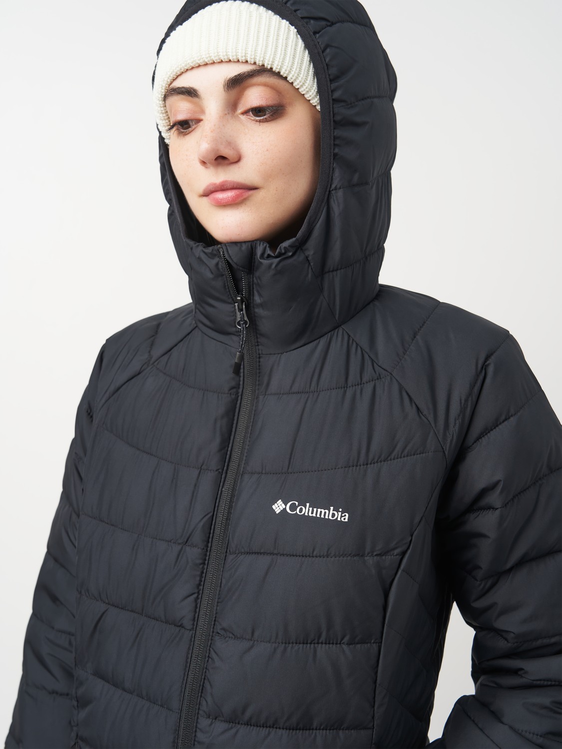 Куртка жіноча Columbia Powder Lite™ II Mid Jacket чорна 2089371-010 изображение 7