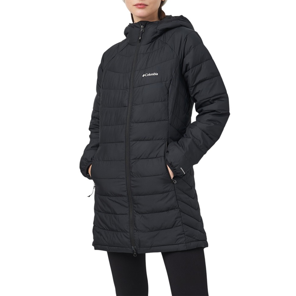 Куртка жіноча Columbia Powder Lite™ II Mid Jacket чорна 2089371-010 — фото 2