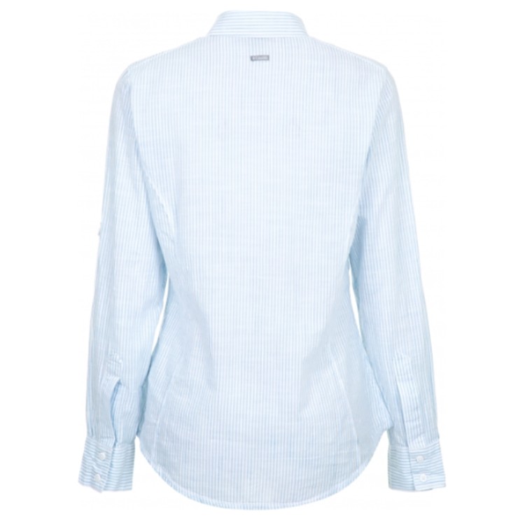 Рубашка женская Columbia Camp Henry™ Long Sleeve Shirt синяя 1450321-466 изображение 2