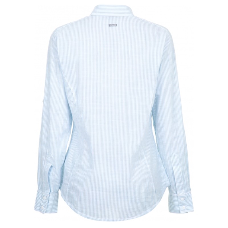 Рубашка женская Columbia Camp Henry™ Long Sleeve Shirt синяя 1450321-466 изображение 2