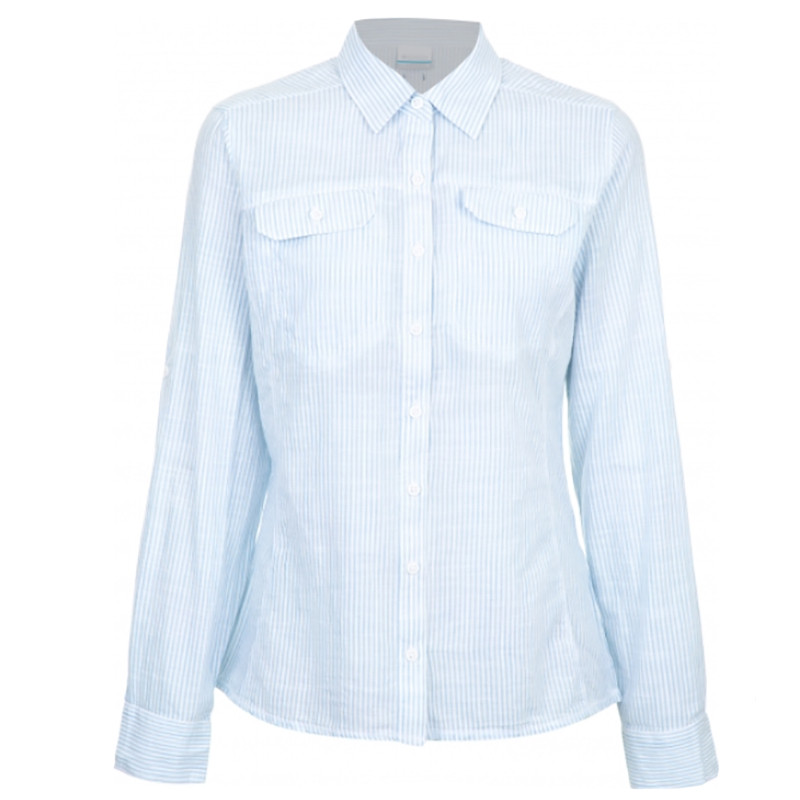 Сорочка жіноча Columbia Camp Henry™ Long Sleeve Shirt синя 1450321-466