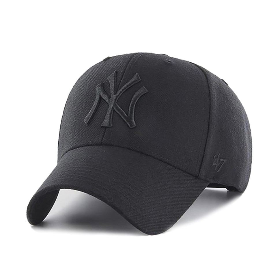Бейсболка 47 Brand MLB NEW YORK YANKEES чорна MVPSP17WBP-BKB — фото 1