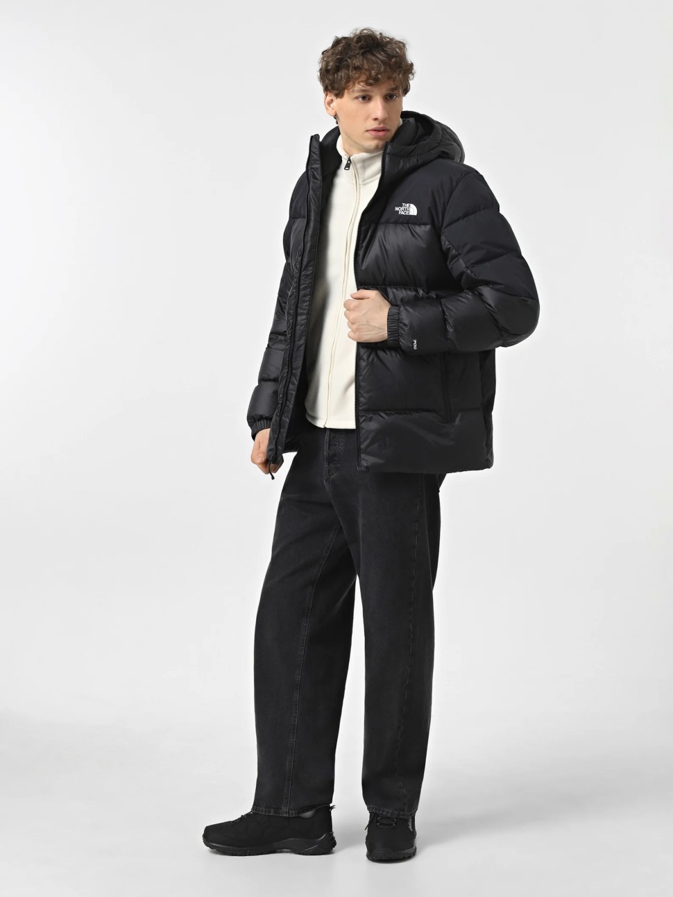 Пуховик чоловічий The North Face Diablo Down чорний NF0A8992PH51 — фото 4